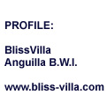 BlissVilla Anguilla Rental Web Site