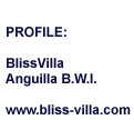 BlissVilla Anguilla Rental Web Site
