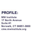 Looking for a continuing medical education company? Visit cme.mwinstitute.org