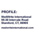 Looking for medical communication services? Visit www.medwriteinternational.com