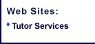 Web Sites: Tutor Services